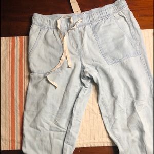 Lou & Grey chambray jogger NWT. Size SP